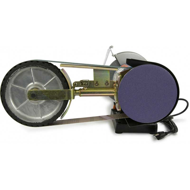 8" Multitool Grinder 1HP 120V, assembled with 8CW attachment (2x48 belt - 8" contact wheel)