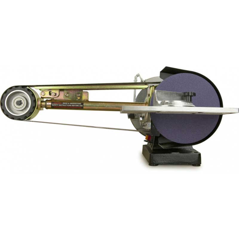 8" Multitool Grinder 1HP 120V, assembled with MT482 2x48 attachment