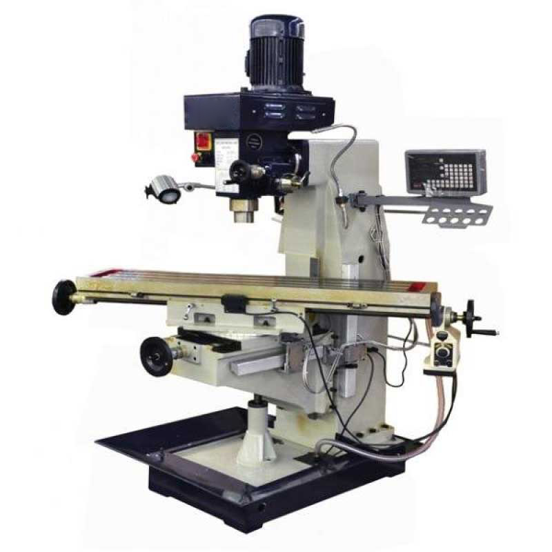 Socoje Tools 10" x 48" Vertical Mill with Power Feed and DRO ZX1048PD-460V