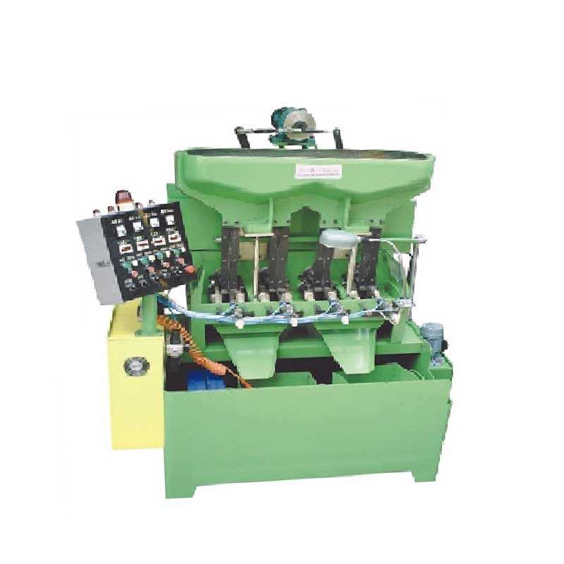 Double vibrating disc feeding nut tapping machine Advanced technology tapping machine