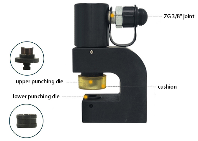 Hydraulic Hole Punch Machine 10 ton