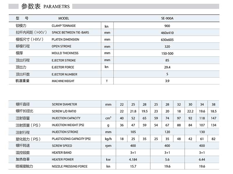 All Electric Injection Molding Machine 90T