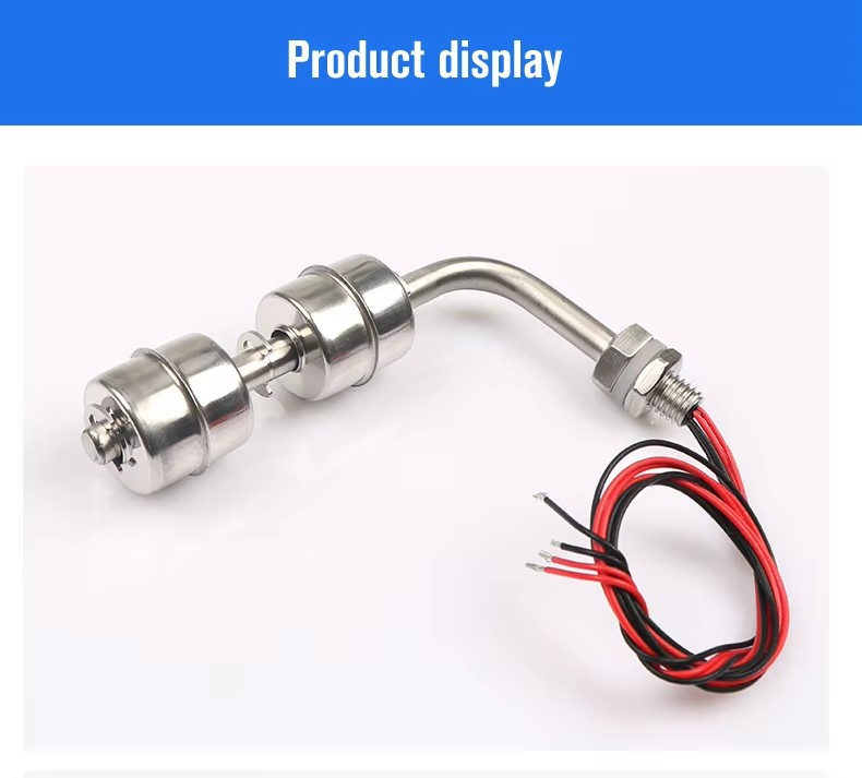 304 stainless steel side mounted double float switch Water level switch Level controller Tank up and down control custom