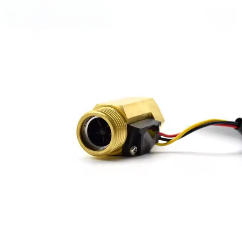 G1/2 Flow Sensors Magnetic 1-30L/min Hall Effect Brass Liquid Water Flow Sensor For Hot Water Heater