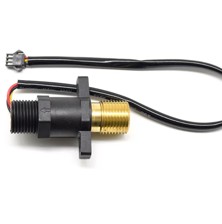 Hall Effect Water Sensor Flow Pulse Signal Style G1/2