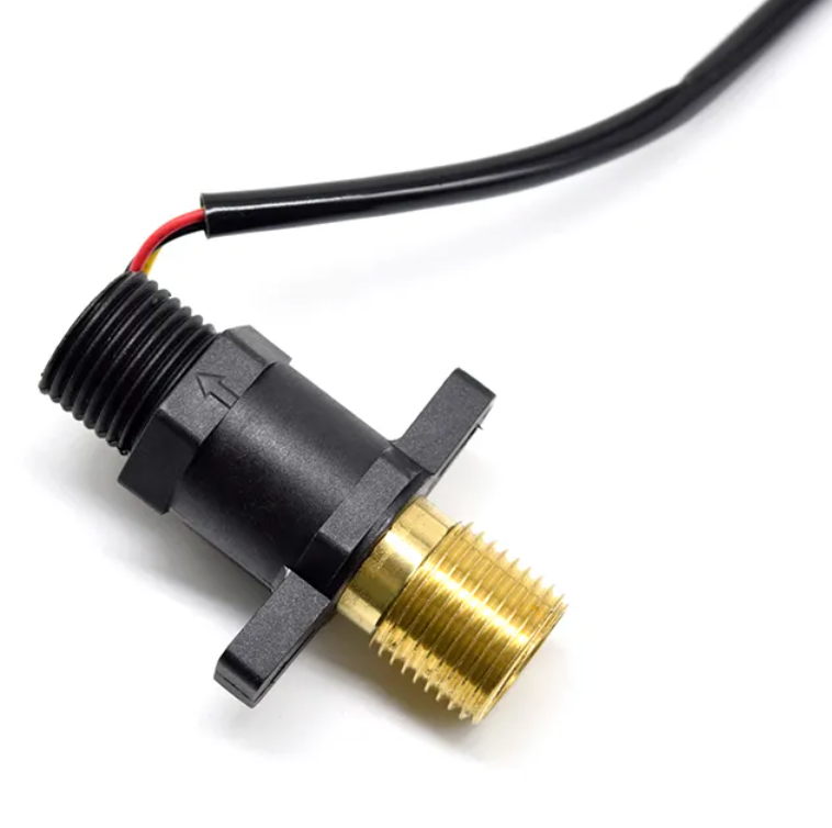 Hall Effect Water Sensor Flow Pulse Signal Style G1/2