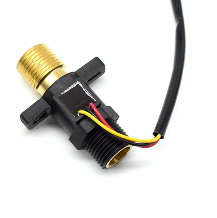 Hall Effect Water Sensor Flow Pulse Signal Style G1/2