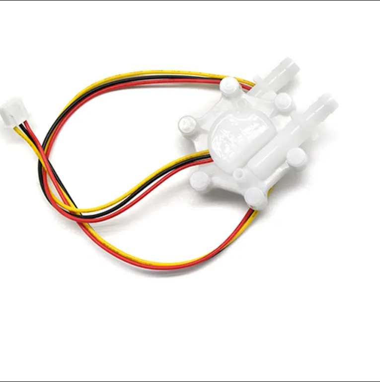 U Type Plastic POM Food Grade Water Flow Sensor 0.15-1.5L Flowmeter Counter For Home Boiler Machine 6mm Inlet Port