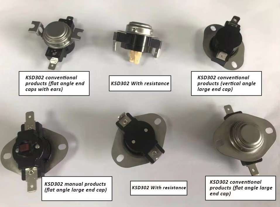 KSD302 Series termostato thermal switch 25a 125v 250 degree thermostat for water cooler