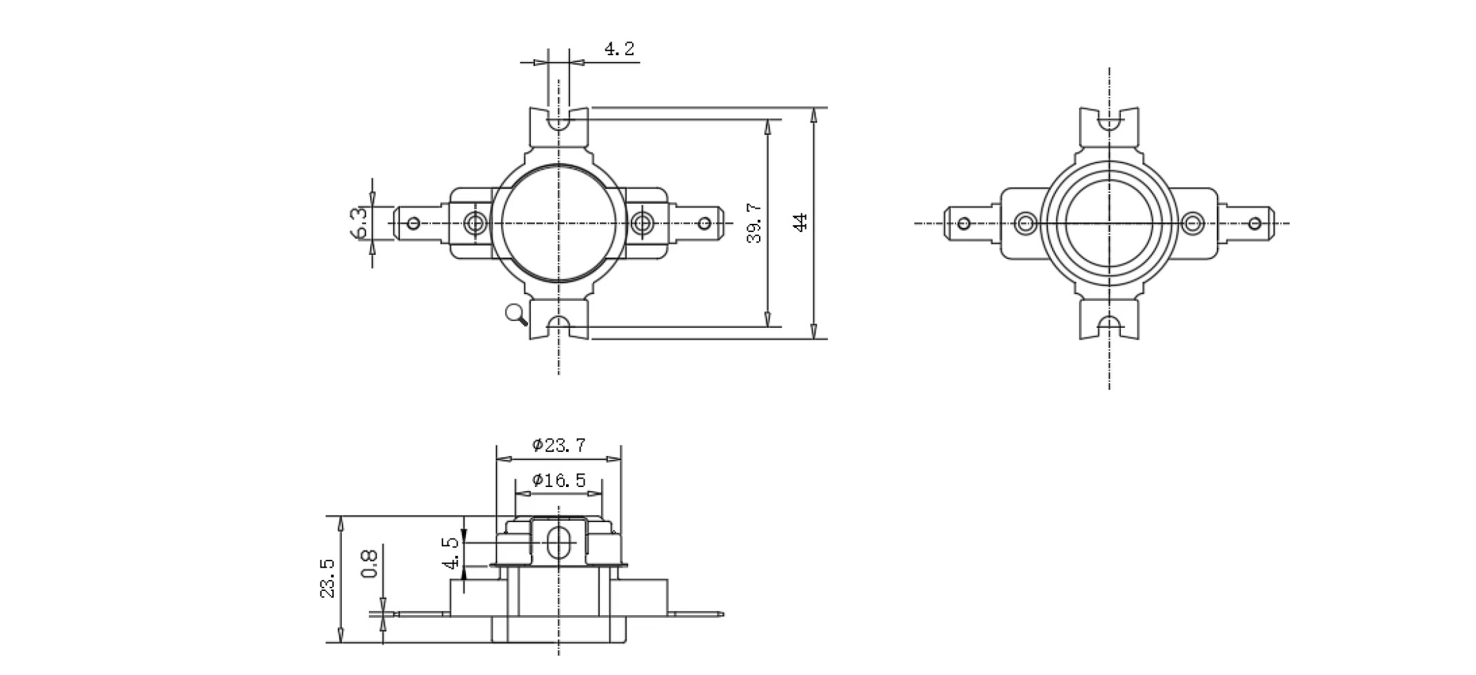 KSD302 Series termostato thermal switch 25a 125v 250 degree thermostat for water cooler