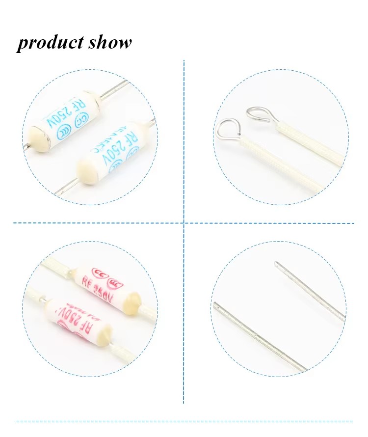 RH RY RF Ceramic Thermal Cutoff Fuse 10A 15A 20A 250V Temperature Switch for Rice Cooker Refrigerator Fan Dryer