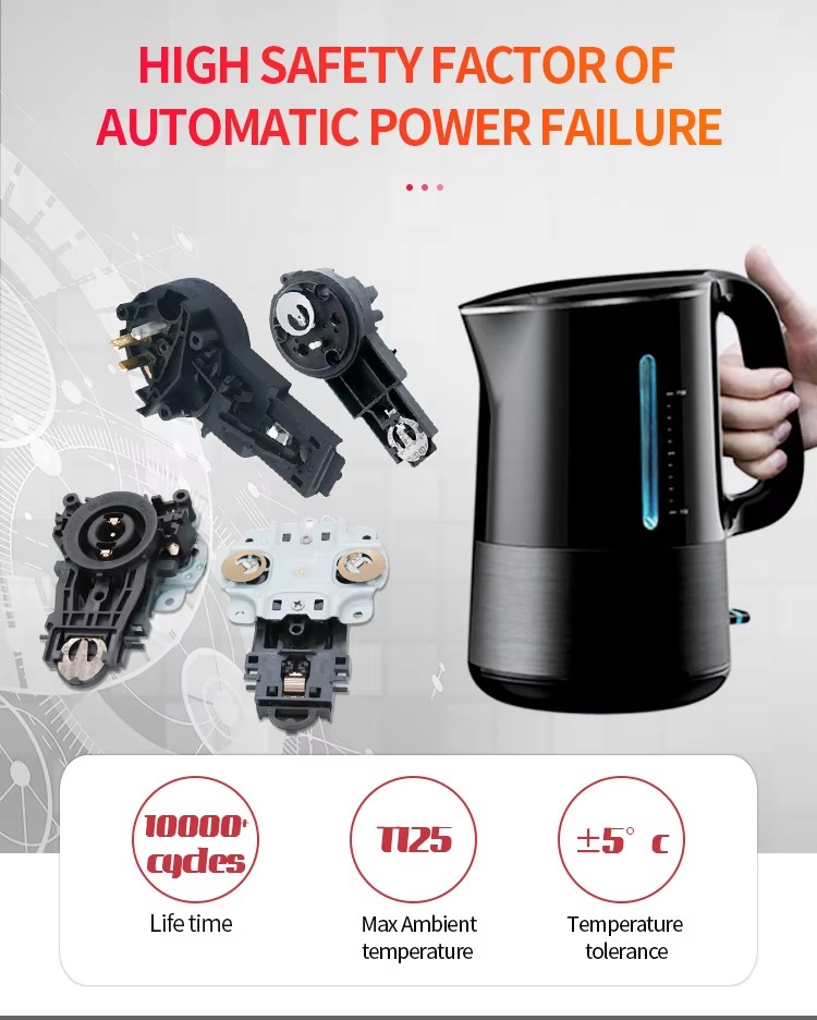 High Power Drum Washing Machine Temperature Controller With Liquid Expansion Capillary Line