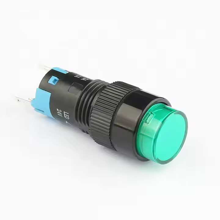 12mm push button switch 1no1nc momentary switch with 12v LED light