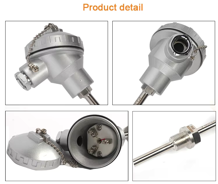 Pt100 Thermal Resistance K Type Rtd Temperature Thermocouple Sensor