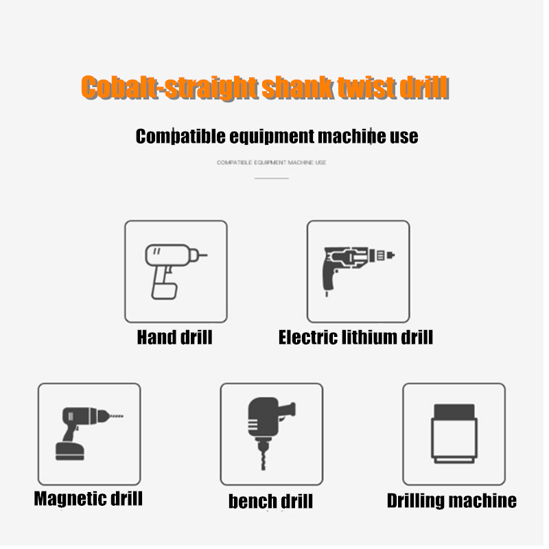Drilling Machines Straigth Shank Wood Tool Auger Twsist Drill Bit Φ8.5-Φ13