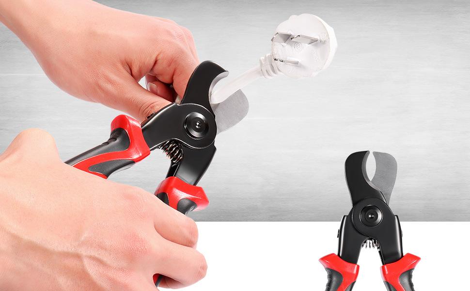 5 in 1 Plier Tool Set High Carbon Steel Wire Cutters Wire Strippers Needle Nose Pliers Long Range Durable Suitable