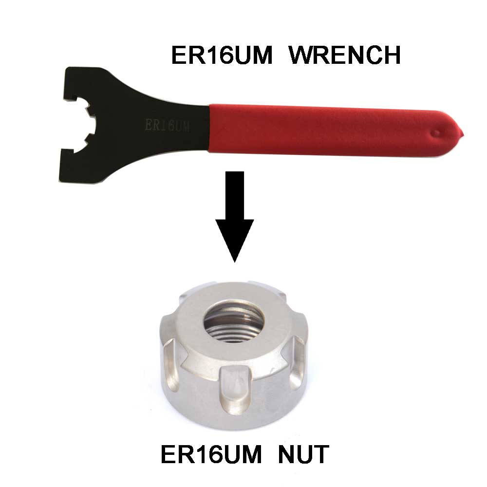 ER16UM -Wrench Works on ER16 Collet UM Type Nut