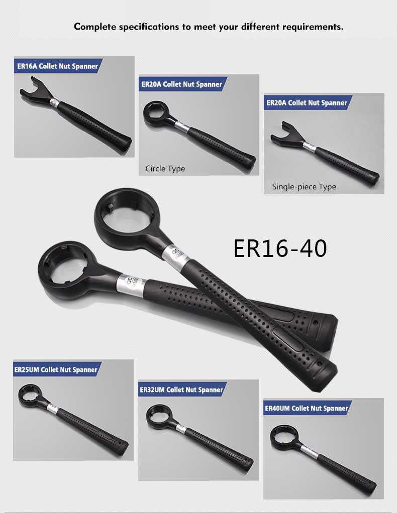 SFX ER16A Nut Wrench A Type Nut Spanner Collet Chuck