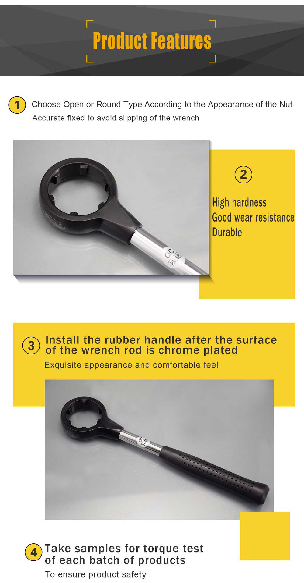 SFX ER16A Nut Wrench A Type Nut Spanner Collet Chuck