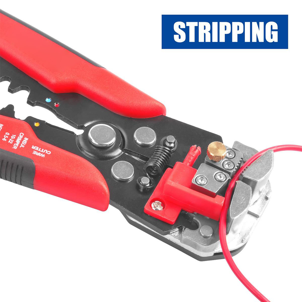 260-Piece Wire Stripper Self-Adjustable Crimper Plier Set Terminals Tools