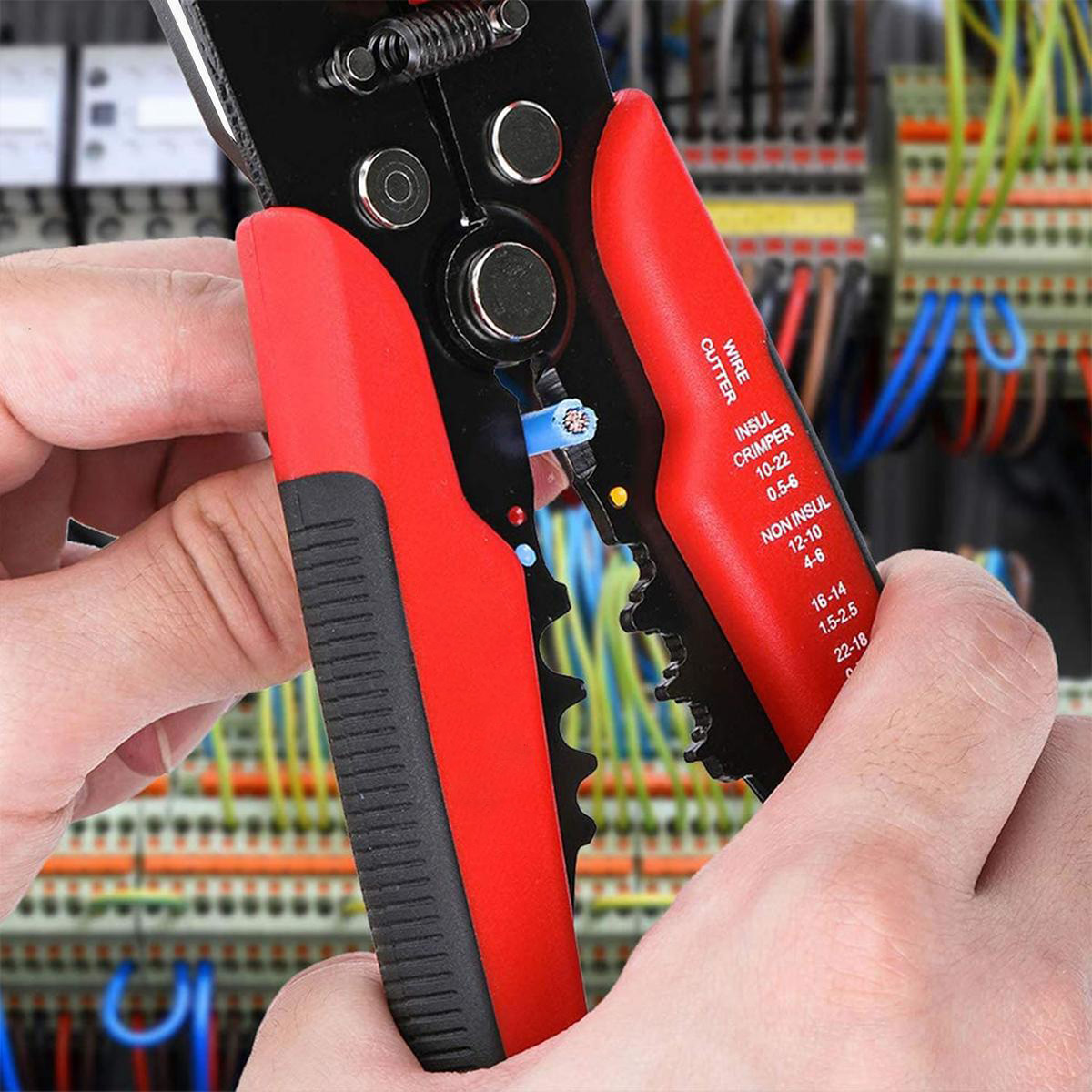 260-Piece Wire Stripper Self-Adjustable Crimper Plier Set Terminals Tools