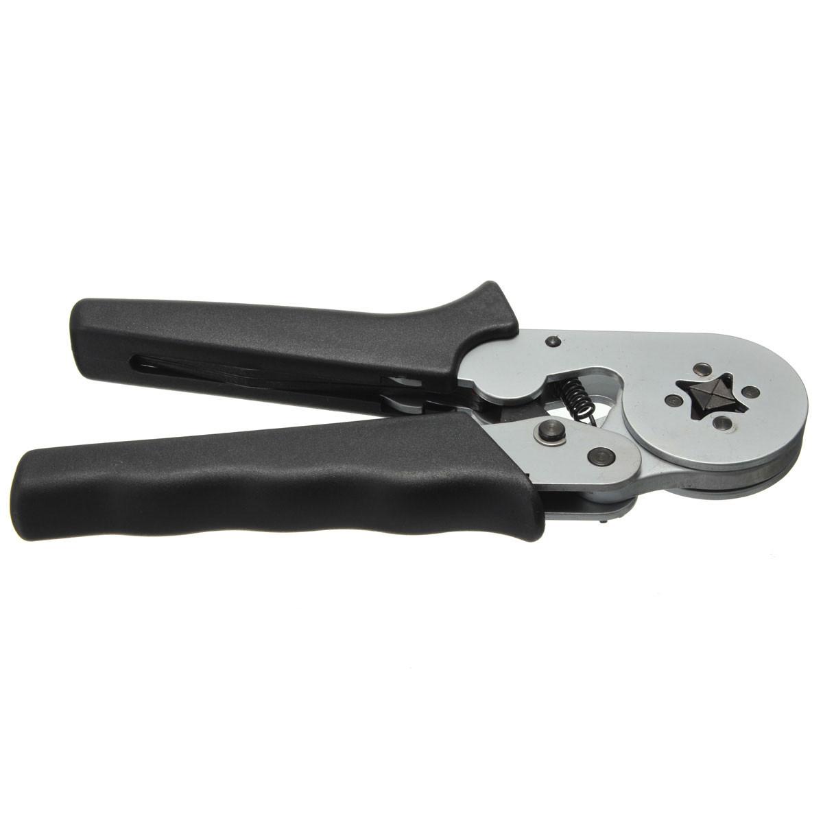 Self-Adjustable Terminal Crimping Tool with 0.08-6.0mm² Range Ergonomic Nylon Handle Uniform Pressure Crimp Ideal