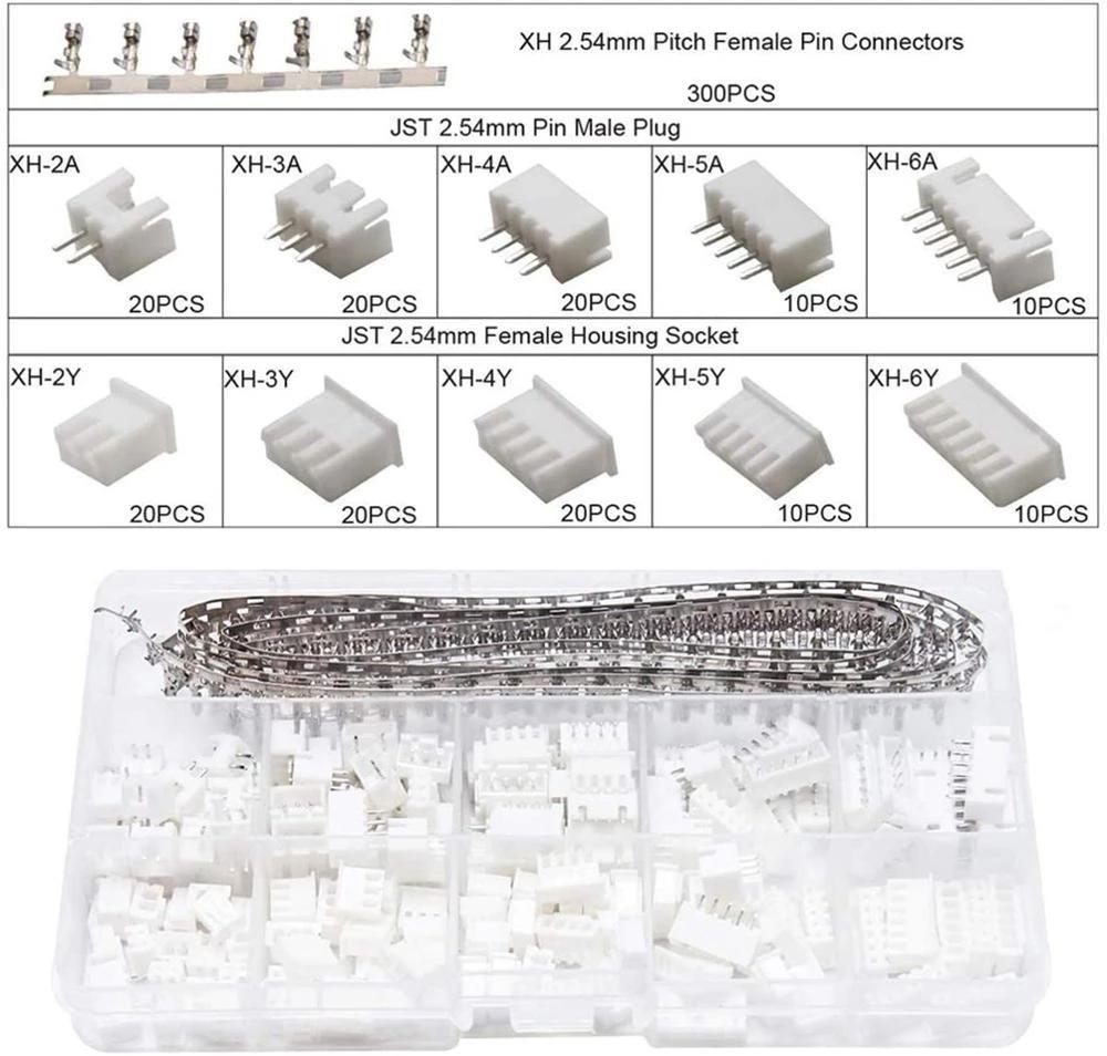 Sn-28b Crimping Pliers Tool Set-1550pcs, 460pcs 2.54mm Jst-xh Jst Connector Kit