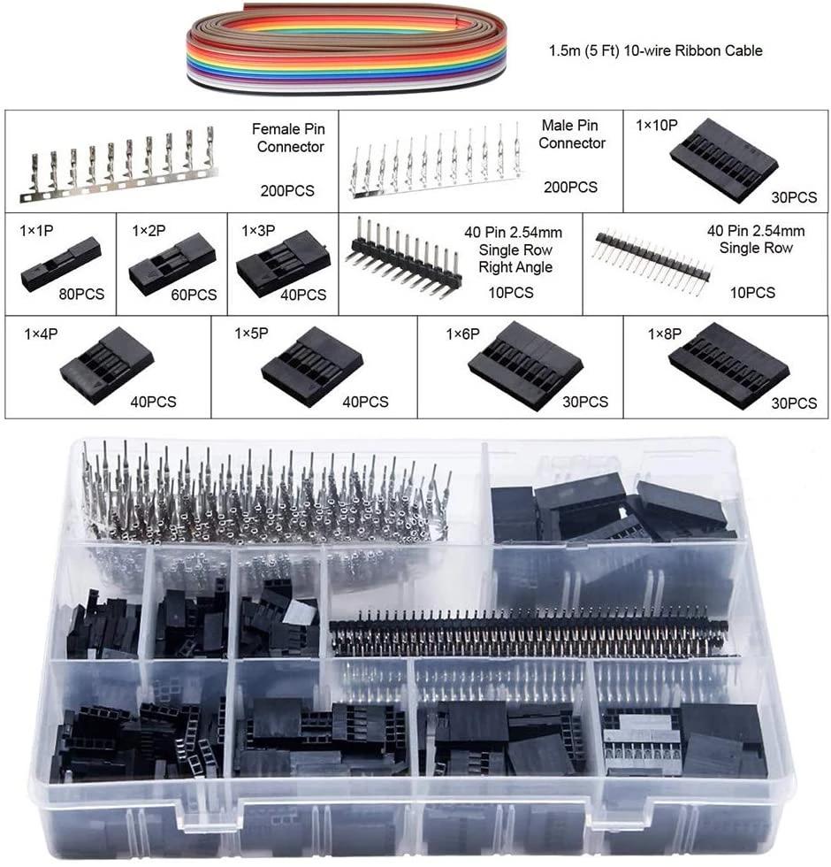 Sn-28b Crimping Pliers Tool Set-1550pcs, 460pcs 2.54mm Jst-xh Jst Connector Kit