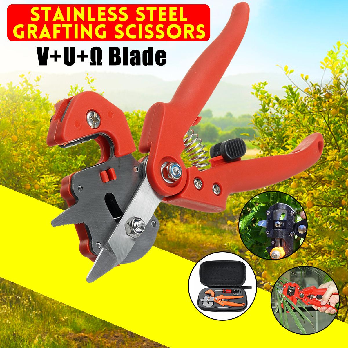 Garden Nursery Fruit Pruning Shears Grafting Scissor Tools Sets Tree Cutting Set