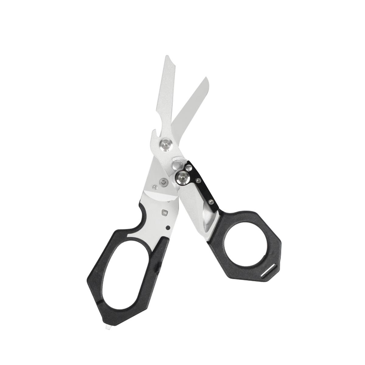 Multifunctional 6-in-1 Scissors, Outdoor and Indoor Multifunctional Scissors, Bottle Opener, Screwdriver, Metal Cutting and Many Conversions