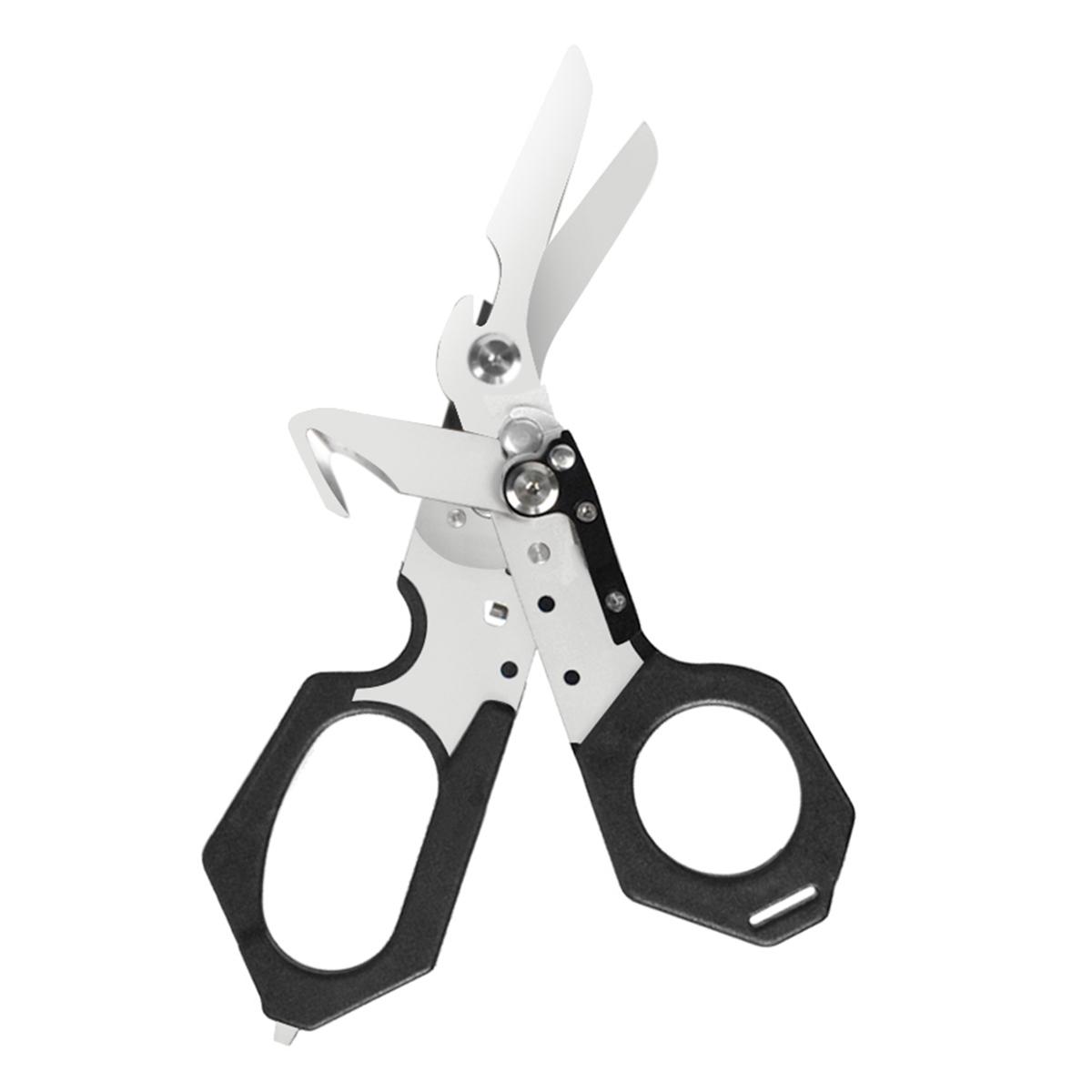 Multifunctional 6-in-1 Scissors, Outdoor and Indoor Multifunctional Scissors, Bottle Opener, Screwdriver, Metal Cutting and Many Conversions