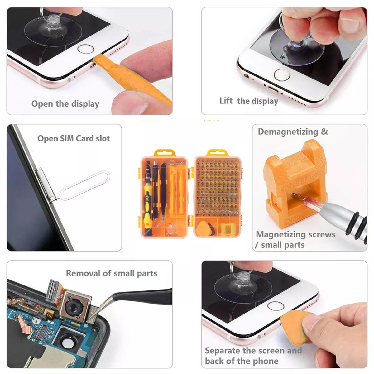 115 in 1 Precision Screwdriver Set Magnetic DIY Screw Driver For Electroics PC Computer Phone Repair Tool