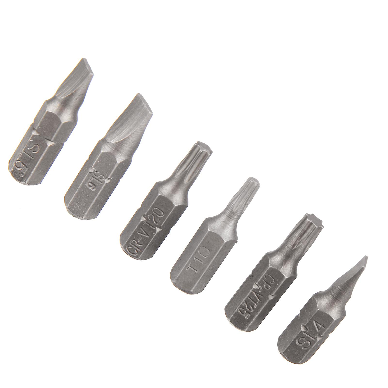 11PCS Screwdriver Bit Set and Ratchet Handle Set with Holder Household Screwdrivers Kit Hand Tool