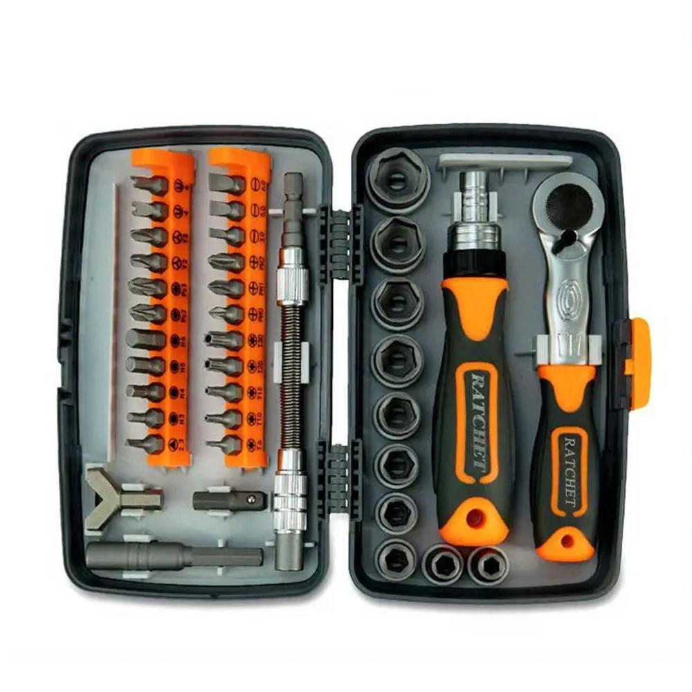 38 In 1 Mini Screwdriver Set Home Tool For Home Repair Multi Tool Bits Ratcheting Screwdriver Sets With Ratchet Wrench Kit