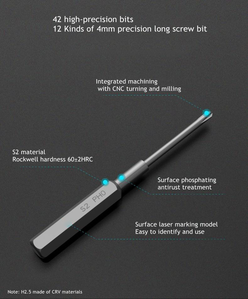 60 In 1 Magnetic Screwdriver Household DIY Precision Screw Driver Repair Tools Press Design Toolkit