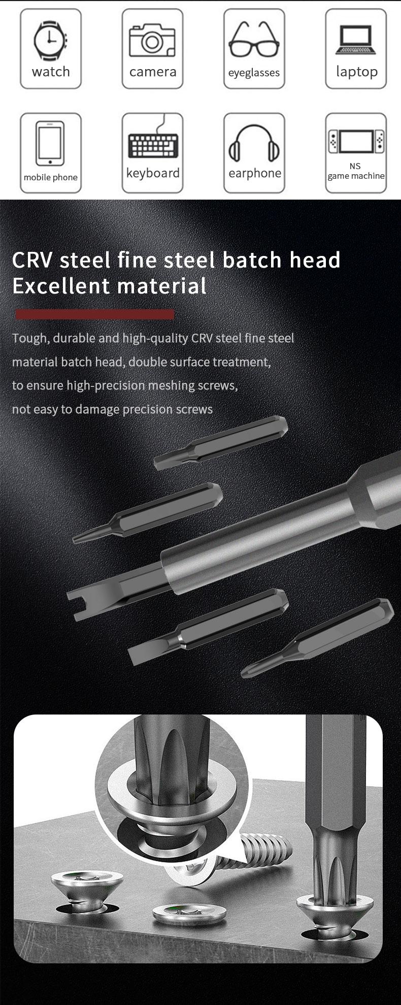 MT-M039 39-in-1 Screwdriver Set Double-Sided Magnetic Tip Hand Tools Magnetic Screwdriver Set Screwdriver Bits