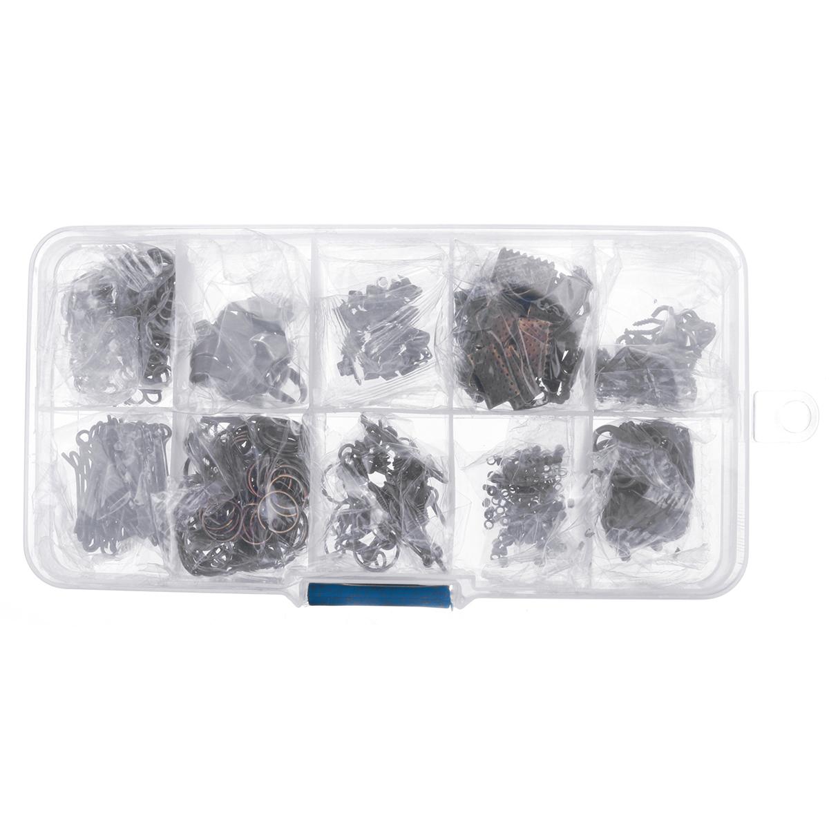 10 Grid Accessories Combination Set Open Ring Close Ring Lobster Clasp Ring Feed Ring Hand Tool Pliers