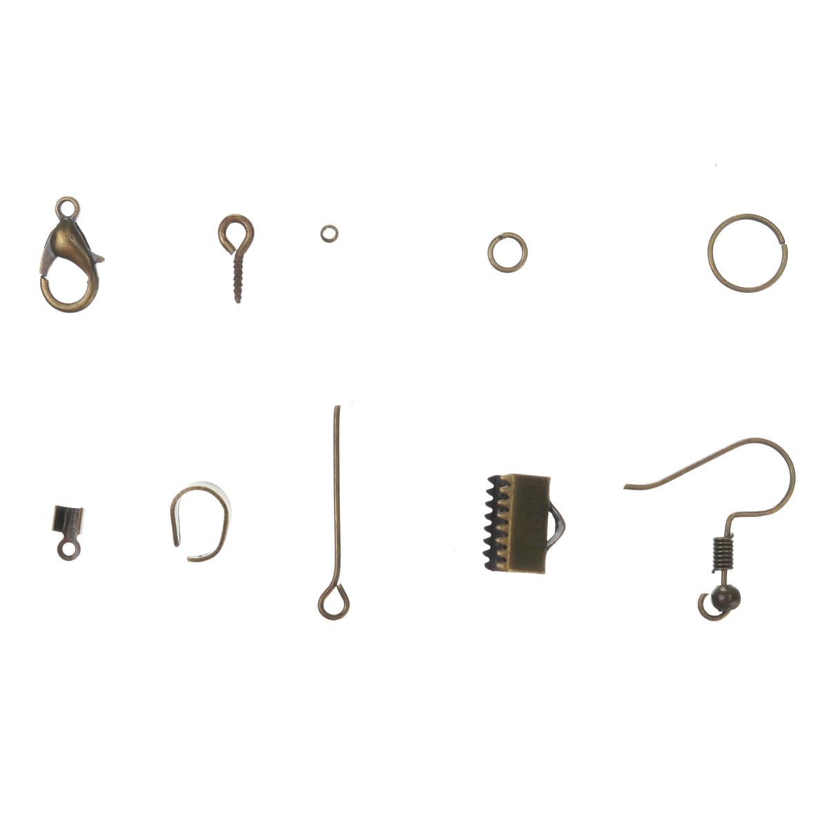 10 Grid Accessories Combination Set Open Ring Close Ring Lobster Clasp Ring Feed Ring Hand Tool Pliers