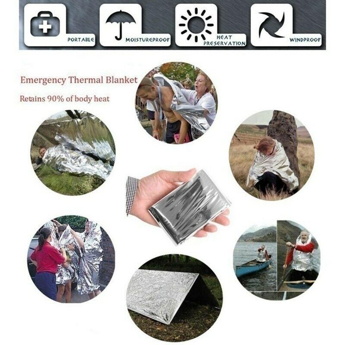 12 in 1 Emergency Survival Kit Outdoor Hiking Camping Tactical Gear Multi Tools Kit