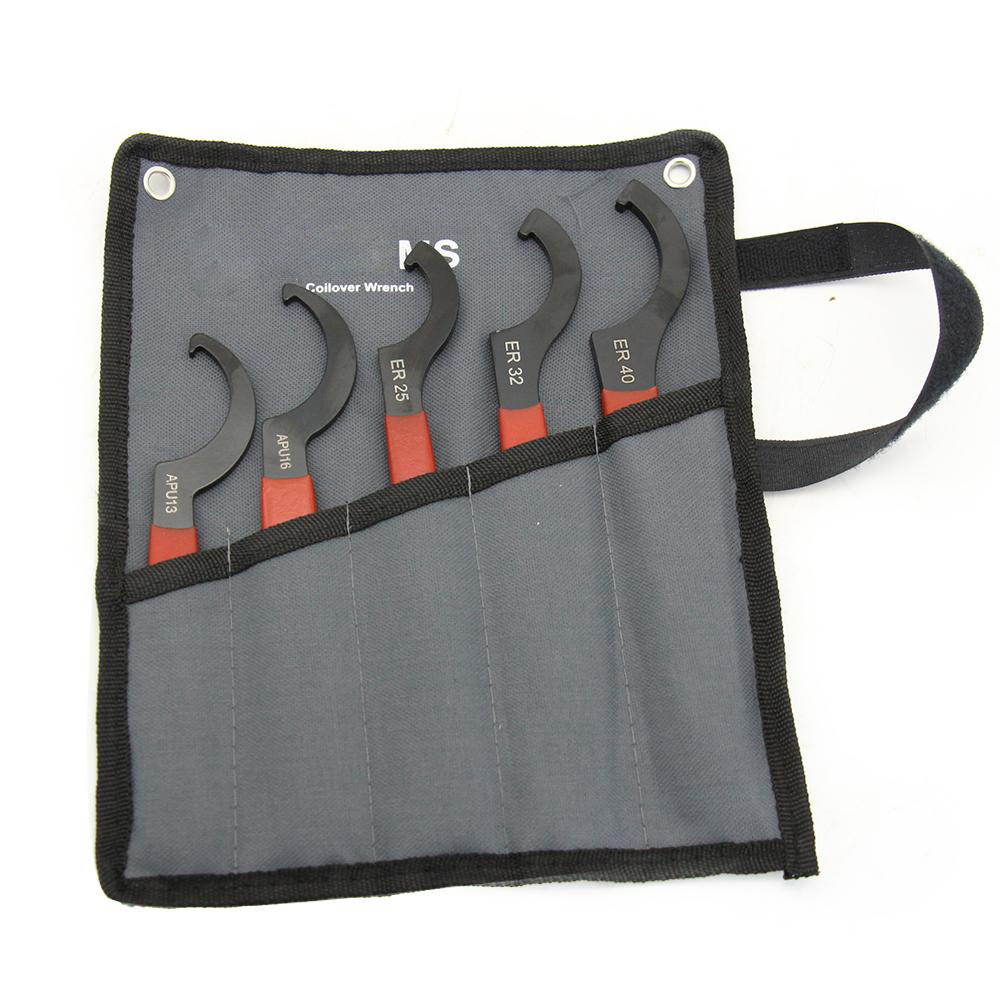 5PCS High-Speed Steel Wrench Set APU13 16 ER25 32 40 - Versatile Durable Tool Set for Precision Work-holding Fixtures