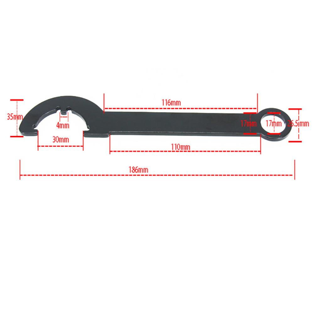Locknut Wrench Survival Nut Wrench for Locknut Screw Off Reinstallation Spanner Nut Removal