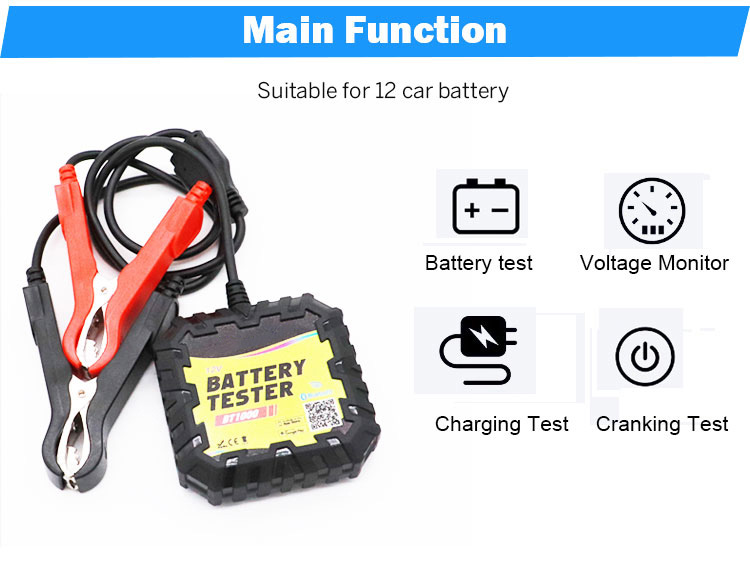 12v digital car battery load capacity internal resistance indicator checker battery tester