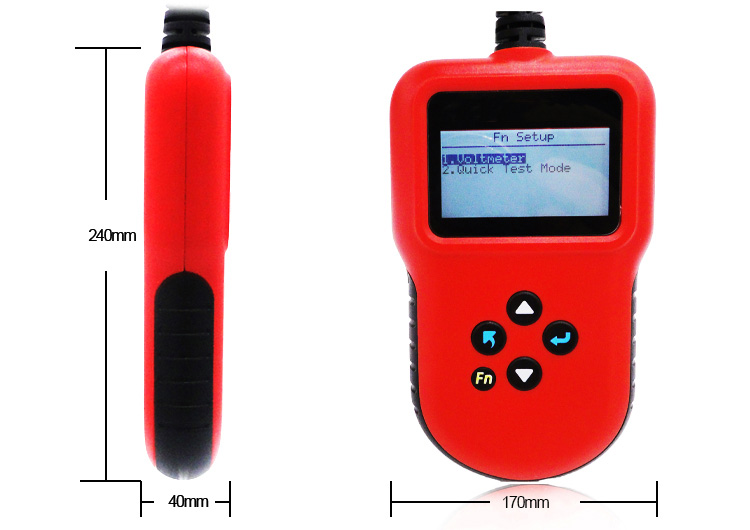 BA101 DIY Type CCA/JIS 6V/12V  Battery Analyzer Motorcycle/Automobile Lead-acid & Lithium Battery Tester