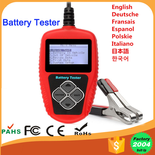 JIS CCA Battery Tester Current Battery tester Ba101 Battery Inner Resistance Tester