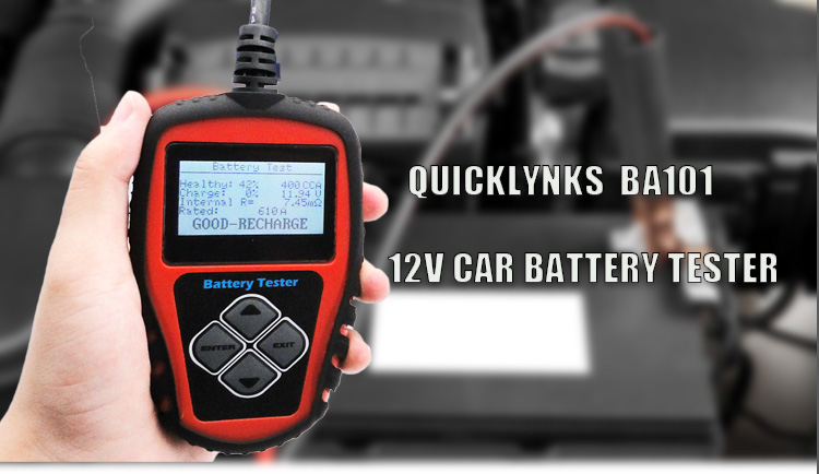 Voltage Battery Tester Checker 12V Car Tester Ba101 heavy duty battery load tester 12 volts