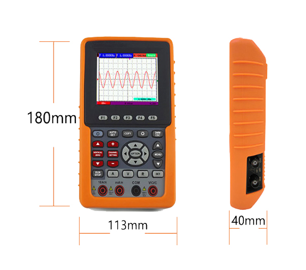 60 MHz Handheld Oscilloscope, 500 MSa/s, Single Channel