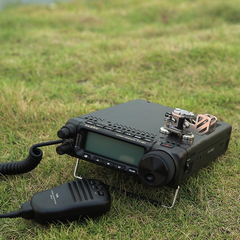 CW Morse Code Keys Automatic - Radio HAM Send Telegram Double Paddlewith Stainless Steel Body Three Neodymium Magnets