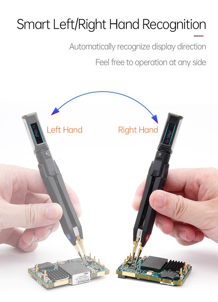 DT71 Digital Mini Tweezers SMD Tester Portable LCR Meter Diode Resistor Capacitor Multimeter Frequency Signal Generator