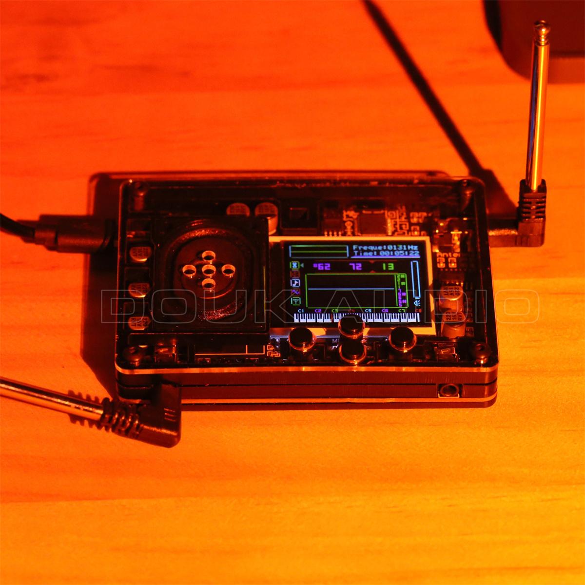 Douk Audio Mini Theremin Musical Electronic Creative Instrument Retro Multiple Voices Creative Toys with Screen Display