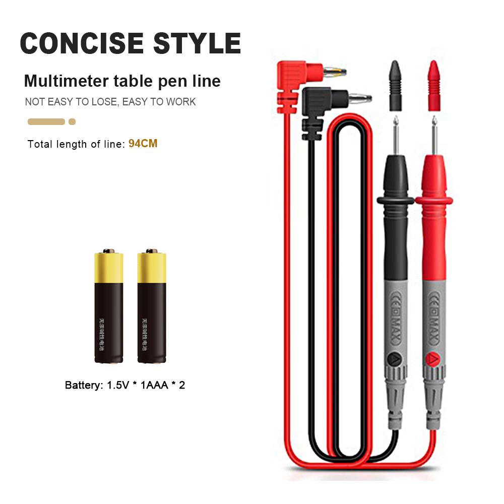 ET8134 4.7-inch Large LCD Screen Smart True RMS Digital Multimeter Automatic + Manual Measure Resistance Diode Capacitance Temperature Frequency Test